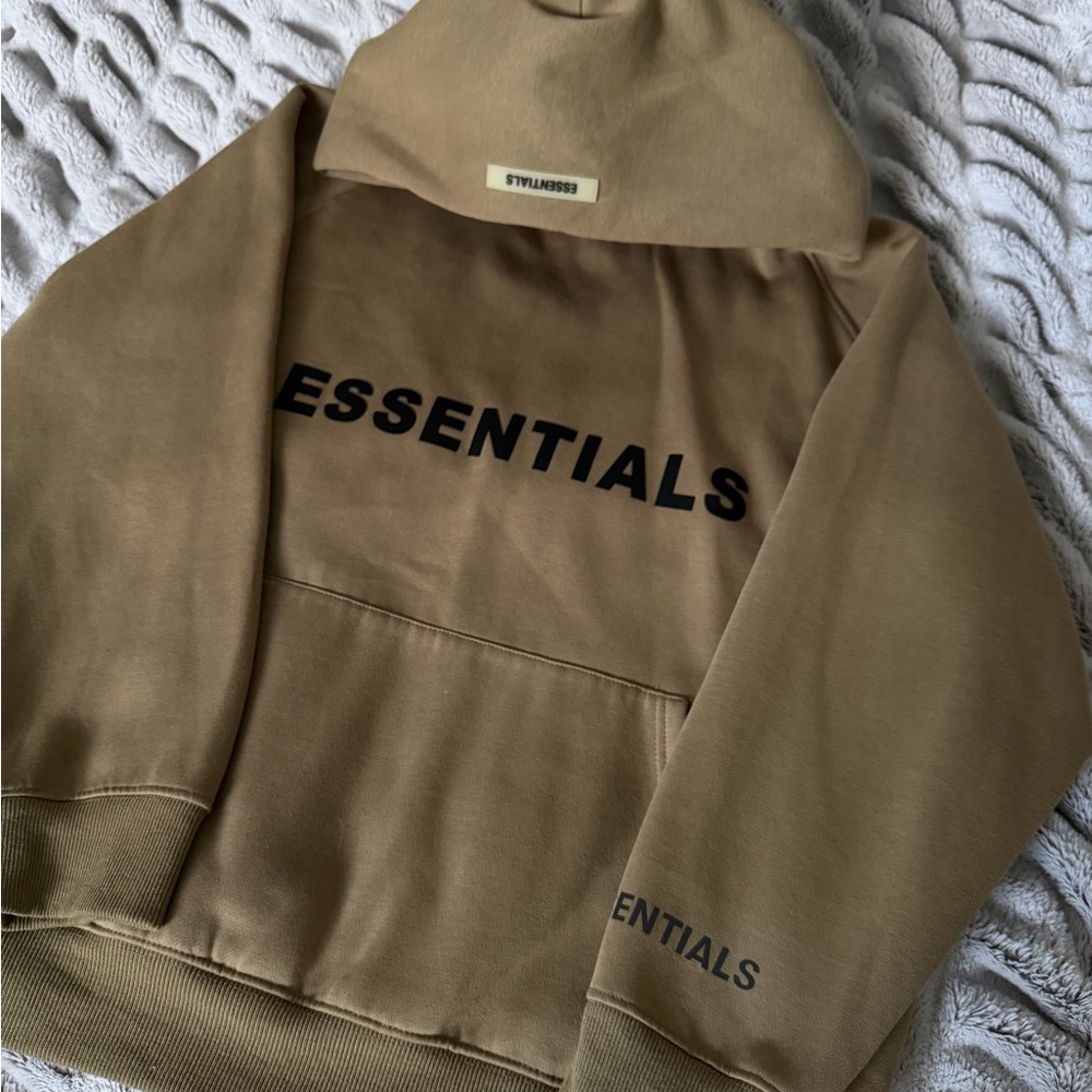 Essentials Tan Hoodie